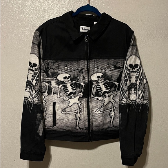 Disney Jackets & Blazers - Disney "Skeleton Dance" denim jacket
